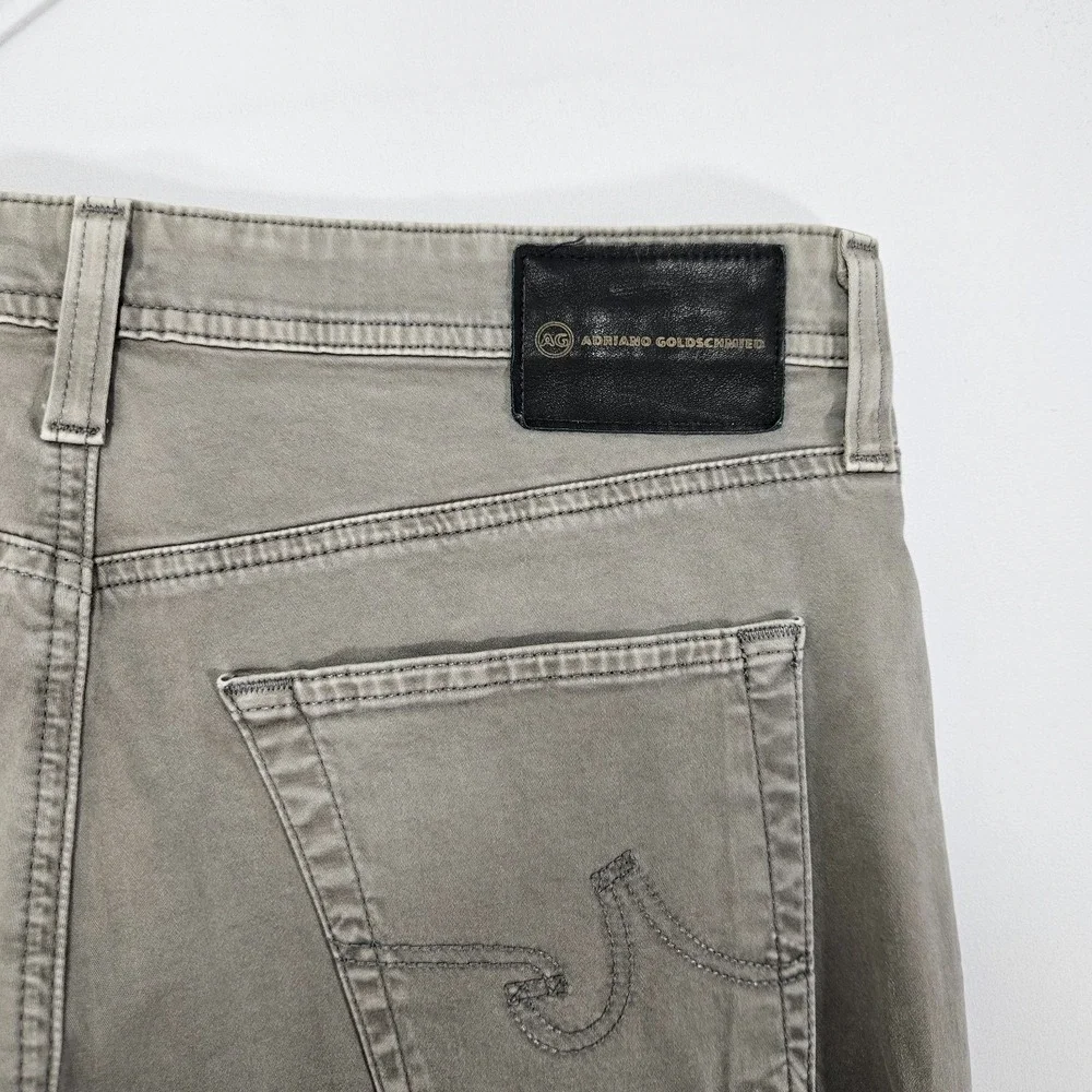 AG Adriano Goldschmied The Protege Straight leg Pants Gray‎ Size 31x34